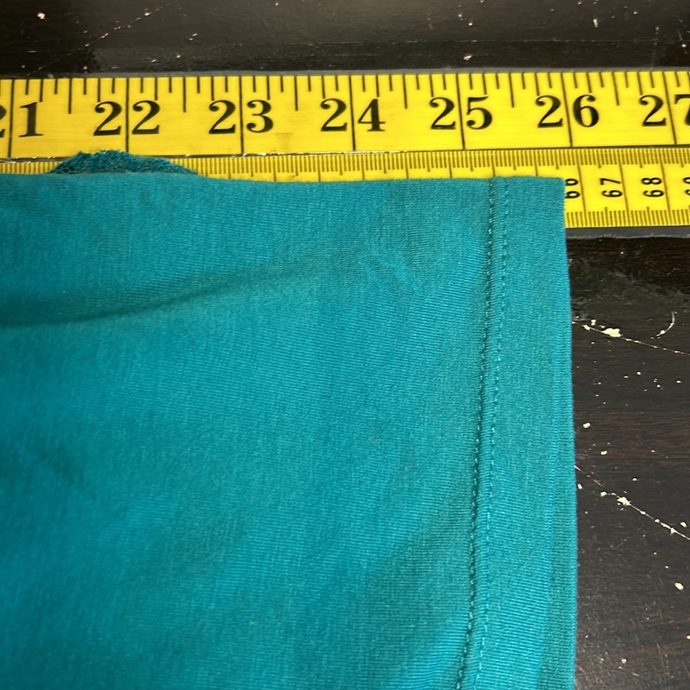 Ricki’s women’s tank top‎ size large teal lace overlay sleeveless - Picture 8 of 8